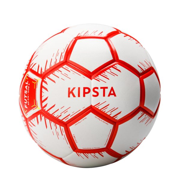 Kipsta 100 Hybrid 63cm Futsal Ball - White Discount