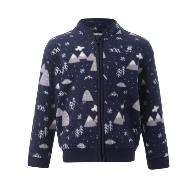 Kid s Fleece Jacket - MH150 Navy Sale