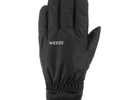 Adult Downhill Ski Gloves - Light Black Supply