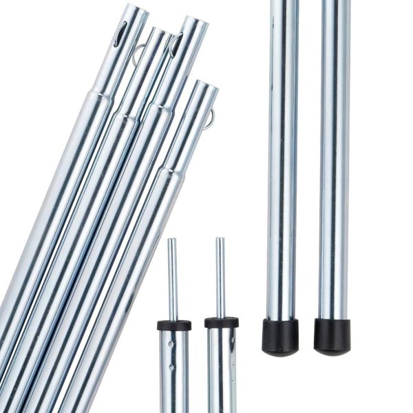 Interlocking Camping Tent Poles 195cm 2-pack Hot on Sale