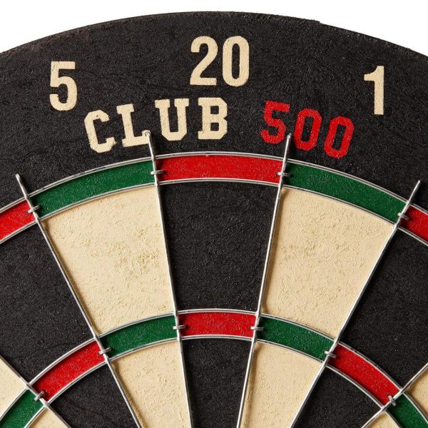 Traditional Dartboard (Natural Fibre) - Club 500 Hot on Sale