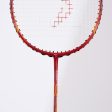 BR 990 Power Badminton Adult Racquet - Black Red on Sale