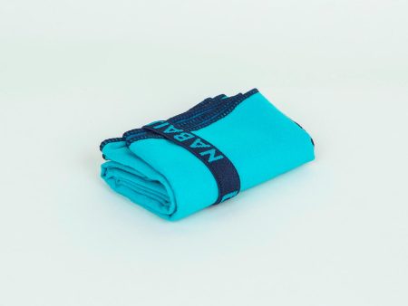 Swimming Microfibre Towel Double-sided Size S 39 x 55cm - Blue Green Supply