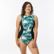 Women’s One-piece Swimsuit w  Back Zip - Carla Presana For Cheap