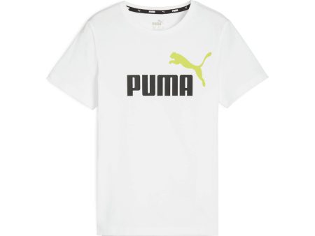 Puma Boy s Essentials+ 2 Colour Logo T-Shirt Sale