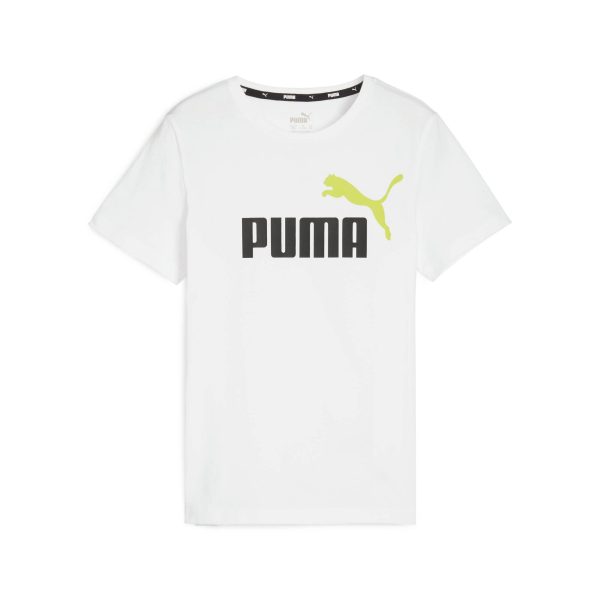 Puma Boy s Essentials+ 2 Colour Logo T-Shirt Sale