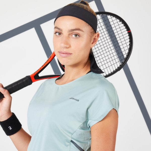 Women s 500 Dry Tennis T-Shirt Crew Neck Online Hot Sale