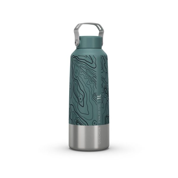 1 L limited edition stainless steel water bottle with screw cap for hiking Fashion