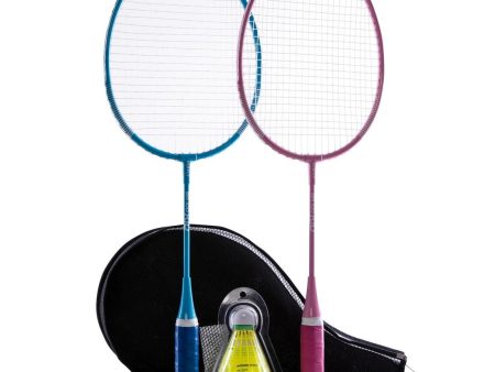 Kid Badminton Racquet Set Starter - Blue Pink For Cheap