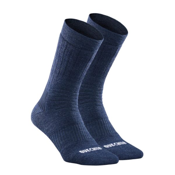 Hiking Socks Mid Warm 2-pack - SH100 Online Hot Sale