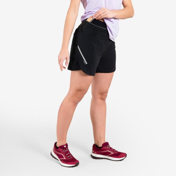 WOMEN S TRAIL RUNNING BAGGY SHORTS - BLACK Online