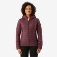 Women s Mountain Trekking Hooded Down Jacket - MT100 -5 °C Sale