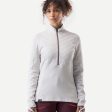 Women’s Mountain Trek T-Shirt Long-sleeved w  Zipped Collar Merino Wool - MT900 Discount