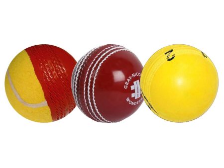 Gray Nicolls Skill Bowling 3 pack (Swing ball SpinBall Wonderball) Hot on Sale