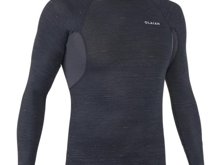 Men s Surfing T-Shirt UV Protection Long Sleeve - 900 Black Online now