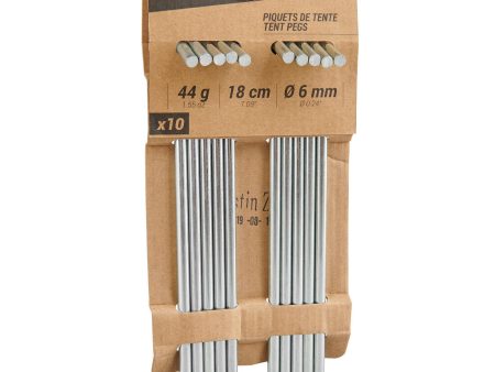 Steel Camping Tent Pegs 10-pack For Discount