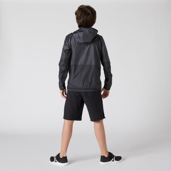 Kids  Ultra-Lightweight Compact Breathable Jacket - Black Print Online Hot Sale