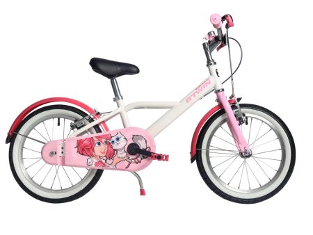 Btwin Kids Bike 16  Doctor Girl 500 4-6 years - Pink on Sale