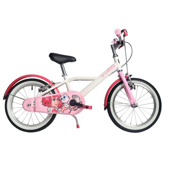 Btwin Kids Bike 16  Doctor Girl 500 4-6 years - Pink on Sale