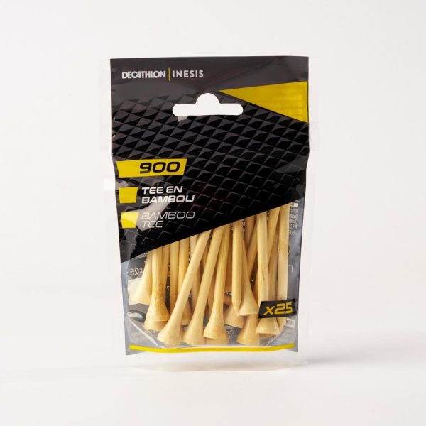 900 Golf Bamboo Tees 70mm 25-Pack Discount