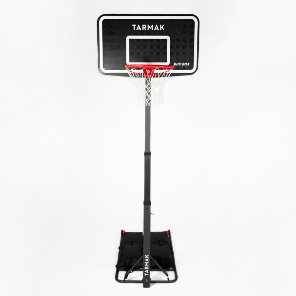 Basketball Hoop on Folding Stand Adjustable (2.4-3.05m) - B100 Easy Box For Sale