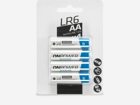 Set of 4 LR06 Alkaline Batteries - AA Online Hot Sale