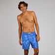 Men s Boardshorts Long - Surfing 100 Blue Sale