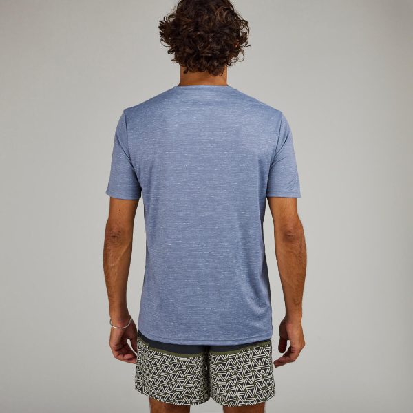 Men’s Surfing Water T-Shirt Top Short-Sleeved Anti-UV - Grey Online Sale