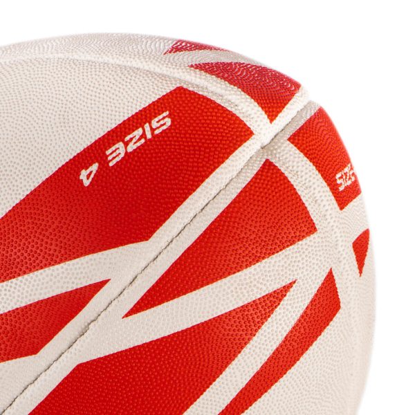 Rugby Ball Size 4 R100 Training - Red Sale