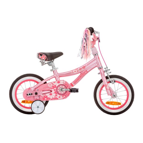 Diamondback DB EASYas  30cm (12”) Alloy BMX Cruiser Bike - Pink For Discount