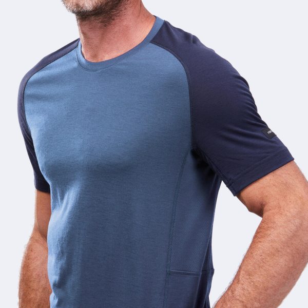 Men s T-shirt Short-sleeved Merino Wool - MT500 Online