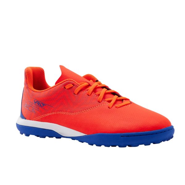 Kipsta Viralto I TF Kid s Soccer Boots - Turf - Laced - Orange Blue Sale