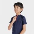 MH550 Kids’ Hiking T-Shirt Ages 7-15 - Blue on Sale