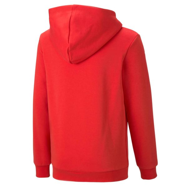 Puma ESS+ Logolab Boy s Hoodie FL B - Red Online Hot Sale