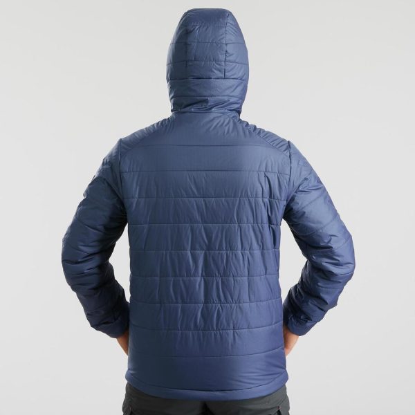 Men s Trekking Padded Jacket w  Hood Synthetic - Trek 100 Cheap