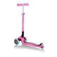 Globber Primo Foldable + Lights 3-Wheeled Kids Scooter (Ages 3-6) - Deep Pink Discount