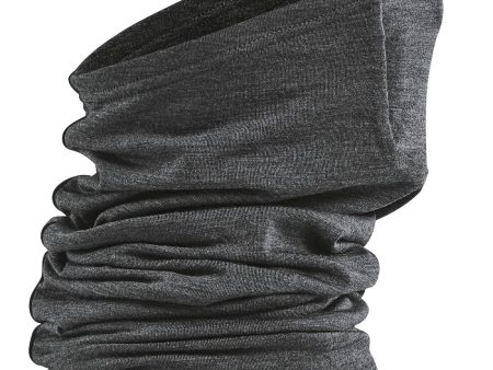 Multipurpose Road Cycling Neck Warmer - Merino Wool - Anthracite For Sale