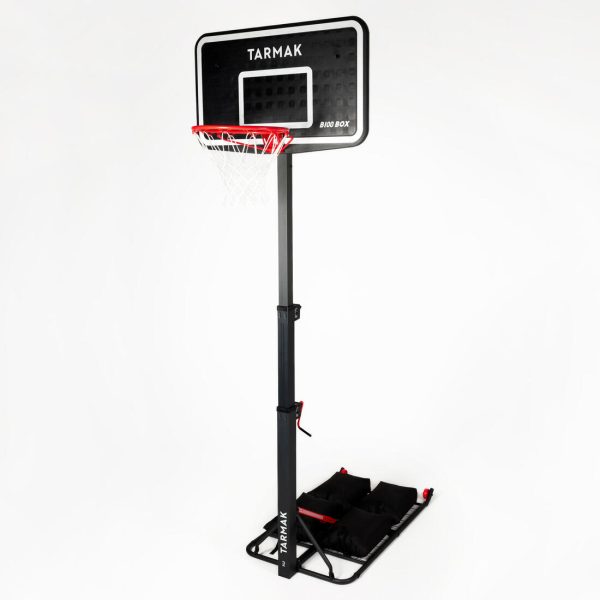 Basketball Hoop on Folding Stand Adjustable (2.4-3.05m) - B100 Easy Box For Sale