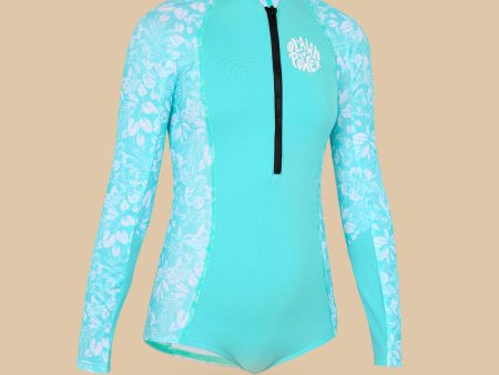 Girl s One Piece Swimsuit Long-sleeve Online