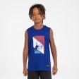 Kids  Sleeveless Basketball Jersey TS500 Fast Online now