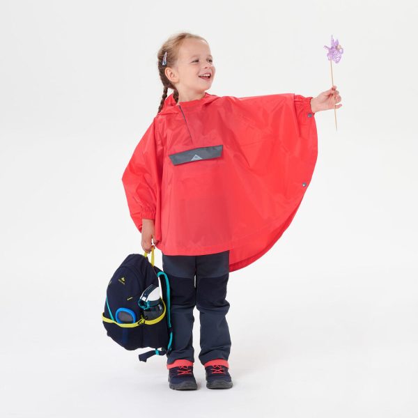 Kid s Hiking Poncho Waterproof Age 2-6 - MH 100 Hot on Sale