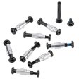 Inline Skating Screw Pack: 8+1 Screws & Spacers Plastic Frame - 6mm Axles Online Sale