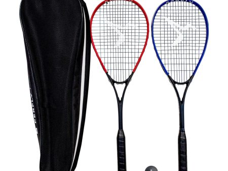 Squash Set with 2 SR130 Racquets + 1 SB560 Red Dot Ball Sale