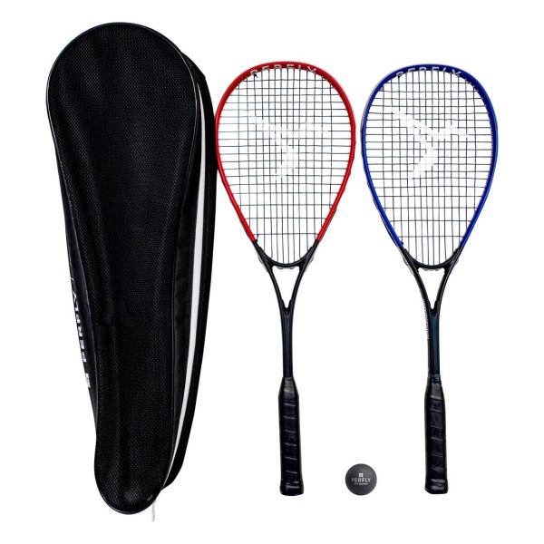 Squash Set with 2 SR130 Racquets + 1 SB560 Red Dot Ball Sale