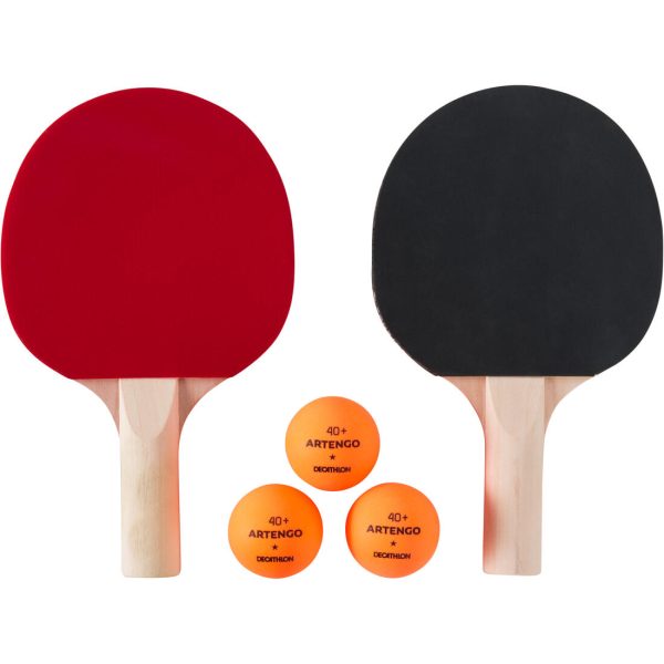 PPR 100 Small Set of 2 Free Table Tennis Bats and 3 Balls Discount