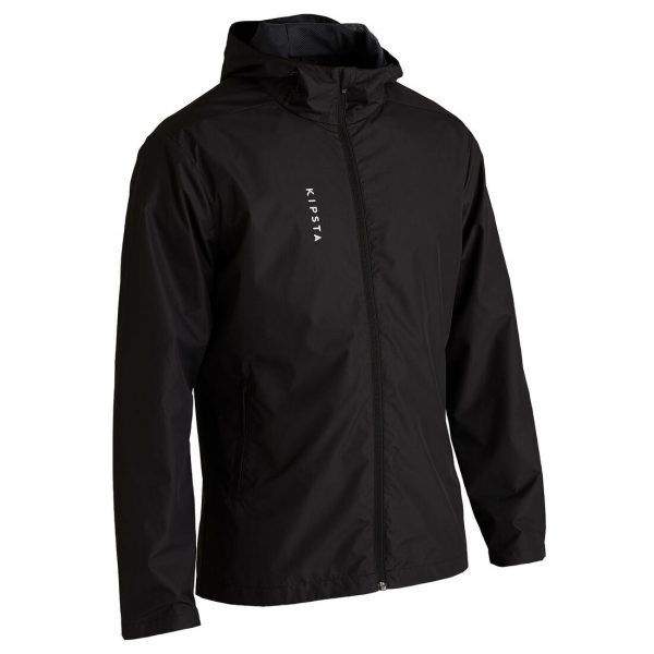 Kipsta T100 Adult Football Jacket - Waterproof Online Hot Sale