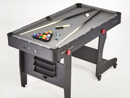 Folding American Pool Table BT 500 US - Grey For Discount