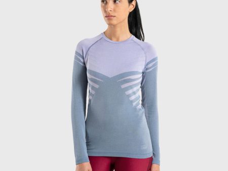 Comfort Women s Trail Running Jersey - Seamless - Long-Sleeved For Cheap