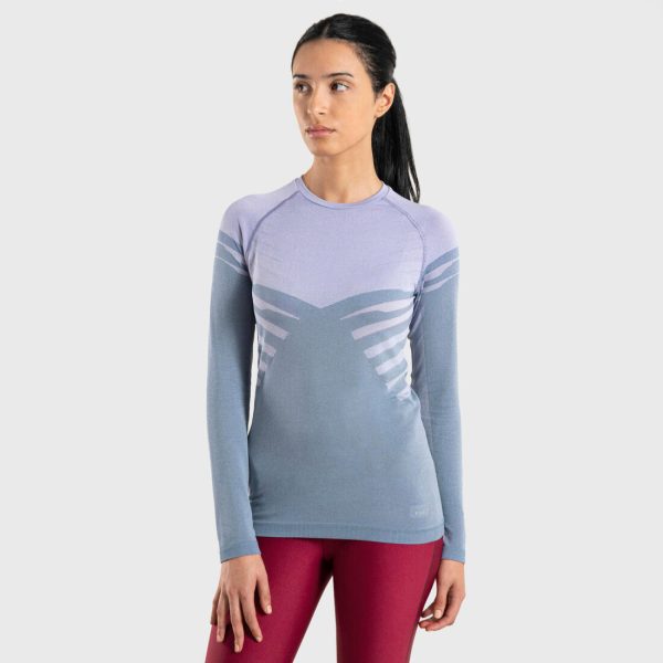 Comfort Women s Trail Running Jersey - Seamless - Long-Sleeved For Cheap