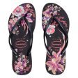 Havaianas Women s Flip Flops Slim Organic - Black Pink Supply